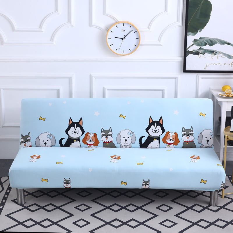Sofa cover without armrest cover sofa-bed cover