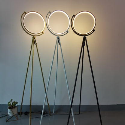 Halo Floor Lamp Decorative Circle Led