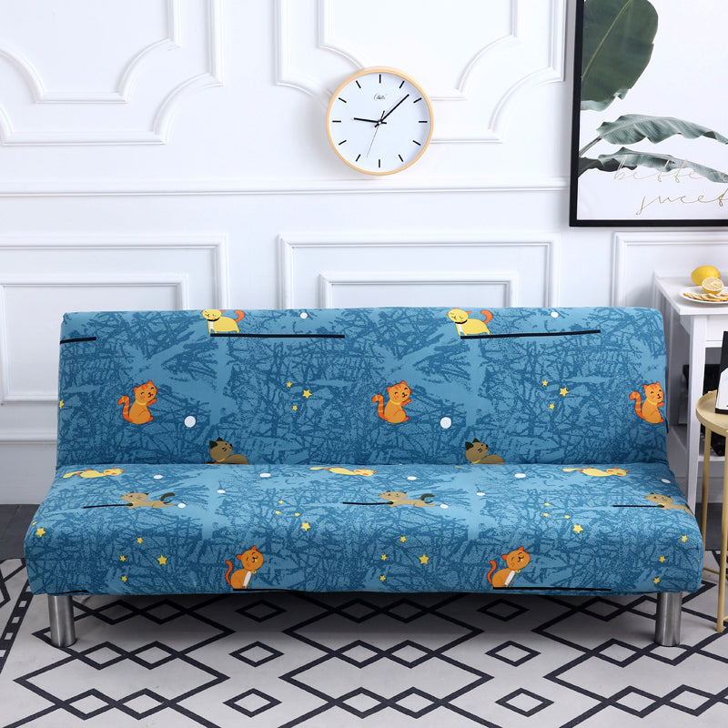 Sofa cover without armrest cover sofa-bed cover