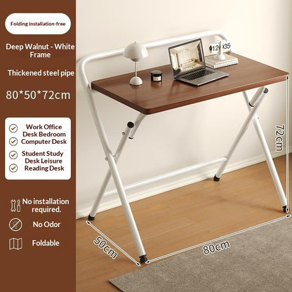 No-assembly Computer Desk Foldable Desk