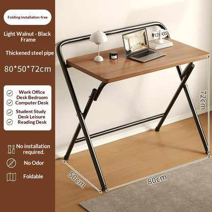 No-assembly Computer Desk Foldable Desk