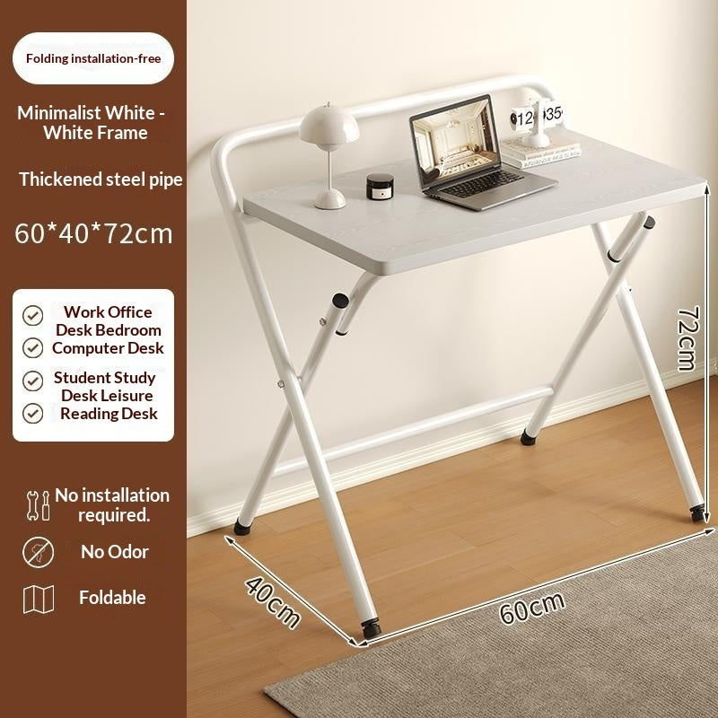 No-assembly Computer Desk Foldable Desk