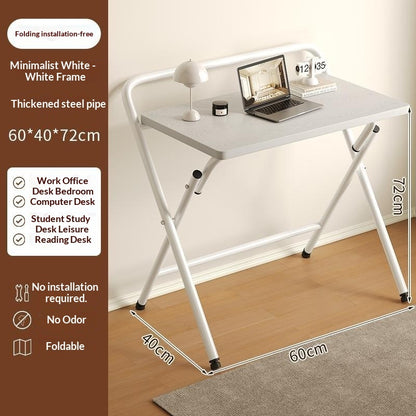 No-assembly Computer Desk Foldable Desk